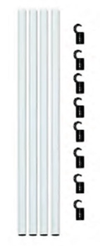 HOMEbox Fixture Poles Stangen-Set 120cm 22mm Details 2